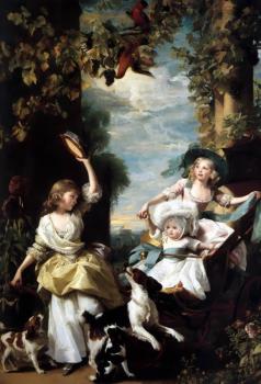 約翰 辛格頓 科普利 The Three Youngest Daughters of George 約翰 辛格頓 科普利 The Three Youngest Daughters of George